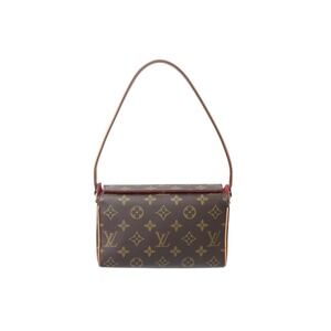 LOUIS VUITTON Recital handbag Monogram canvas brown